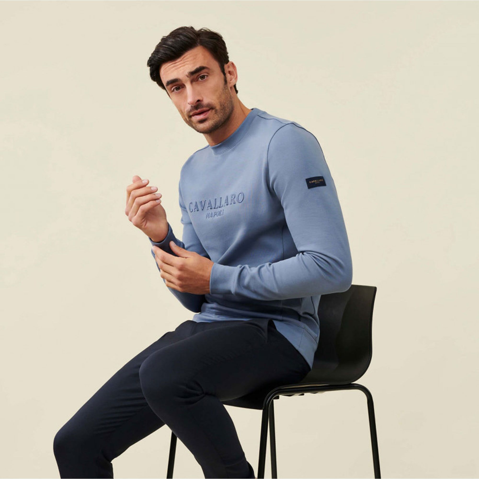 Cavallo トレーナー Cavallaro Napoli Ravello Crew Neck Sweater Men | Plutosport